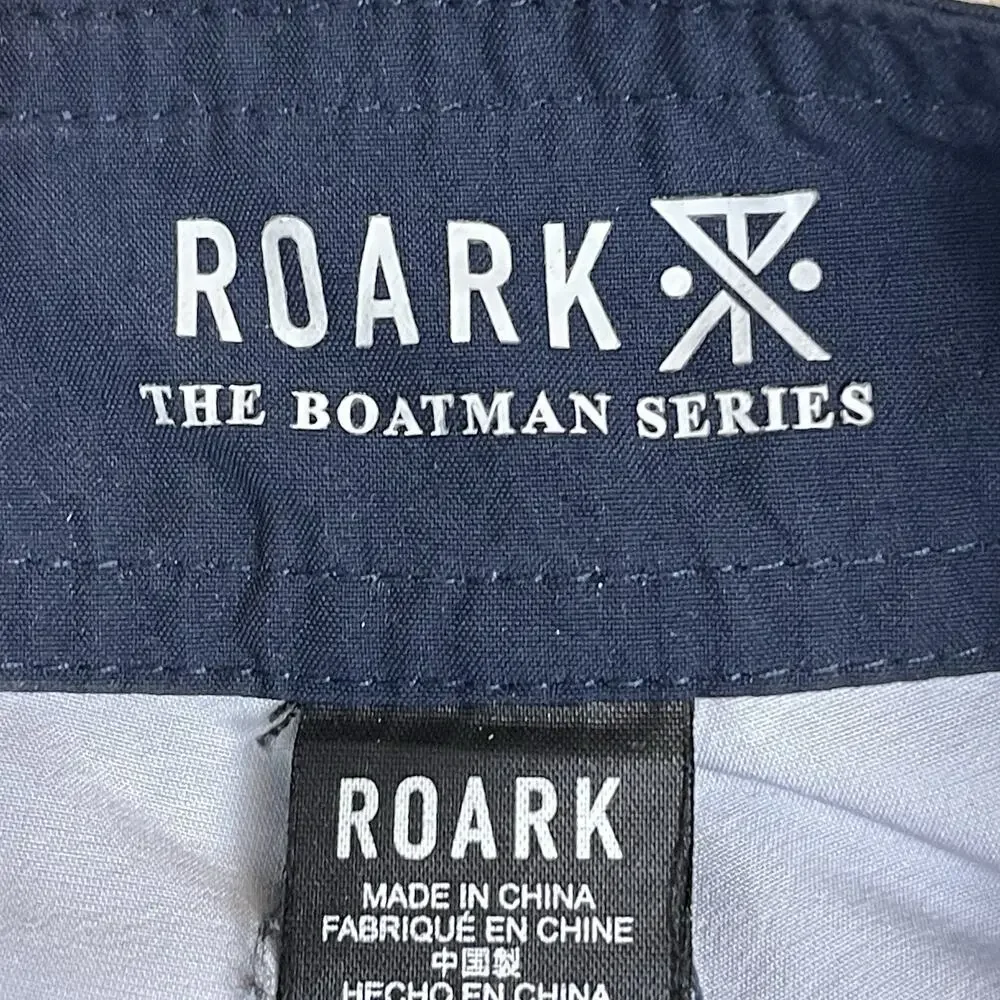 Roark Short Mens 28 Blue Floral The Boatman Drawstring Linerless‎ Boardshort 9